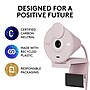 Logitech Brio 300 Full HD 1080p Webcam, 2 Megapixels, Rose (960-001447)~#|#~A15511CA-8D17-4C73-804587D09012C44B_sc7