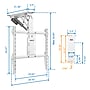 Mount-It! Motorized Ceiling TV Mount, 88 lbs. Max. (MI-4226WHT)~#|#~A1558F45-B541-4723-A07CDEDFB3C3222A_sc7