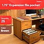 Staples Expanding File Pockets, Letter Size, 1.75‑Inch Expansion, Durable Brown Gusseted Folders – 25/Pack~#|#~A1581F97-96A0-456C-AF600A6F3E59E87B_sc7