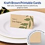 Avery Integrated Cards, 2" x 3.5", Matte Kraft Brown, 200/Box (95324)~#|#~A15F70F7-EC99-4750-B4A152FCD89C9512_sc7