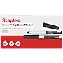 Staples Remarx Dry Erase Marker, Ultra Fine Tip, Black, 12/Pack (ST62957)~#|#~A16199DD-0E5C-41F8-951E0793BC94A64A_sc7