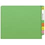 Medical Arts Press Heavy-Duty End Tab File Folder, Straight Cut, Letter-Size, Green, 40/Box (S-09459-GRN)~#|#~A1628319-FD67-4242-9D6F7109D55D9F0F_sc7