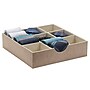 Household Essentials 9-Compartment Drawer Organizer, Tan (723-1)~#|#~A168FA32-0091-485D-BD3D8B289A0ED876_sc7