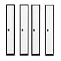 AdirOffice 72" Single Tier Black and White Storage Locker, 4/Pack (ADI629-201-B-W-PKG-4)~#|#~A16CE8DF-3054-4409-9EE5971782026C20_sc7