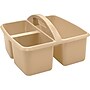 Teacher Created Resources Plastic Storage Caddy, 9" x 9.25" x 5.25", Light Brown, 6/Bundle (TCR20956-6)~#|#~A179A3B4-2963-4009-ACE3ED86B361C92C_sc7