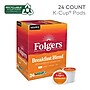 Folgers Breakfast Blend Coffee, Light Roast, 0.24 oz. Keurig® K-Cup® Pods, 24/Box (000370677/6684)~#|#~A17C39A9-DC92-4CAA-AEEDEA8569B35D1C_sc7