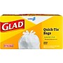 Glad Quick-Tie Tall Kitchen Trash Bags, 13 Gallon, 200/Box (15931)~#|#~A17D0CA4-5417-4CFE-A5AECC6FA57285F6_sc7
