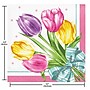 Say Hooray! Trendy Tulips Spring Disposable Paper Plates and Napkins Set, 48/Pack (DTC9628E2G)~#|#~A18923DA-5699-4D63-AA98C9FDA8A12C87_sc7