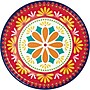 Creative Converting Fiesta Pottery Paper Plates, 24/Pack (DTC362830PLT)~#|#~A18CABB3-8ABC-4841-A2E52A45279F7274_sc7