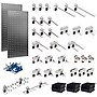 Triton Products Stainless Steel LocBoard Kit, (2) 18" x 36" x 9/16" Square Hole Pegboards, 32 Hooks and 3 Bins (LB18-SKIT)~#|#~A19000D7-A44F-4251-81873048D48D39E1_sc7