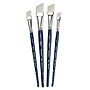 Silver Brush Bristlon Short Handle Angles Brushes, 4/Pack (SLVBR1957)~#|#~A191C387-2D62-43C2-82CE38CBA8C48E4E_sc7