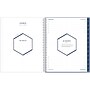 2025 Blue Sky inkWELL Press Twilight Blooms 8.5" x 11" Weekly & Monthly Planner, Plastic Cover, Blue/Yellow (152447)~#|#~A195758D-05A4-4749-8092FA24285F3BF5_sc7