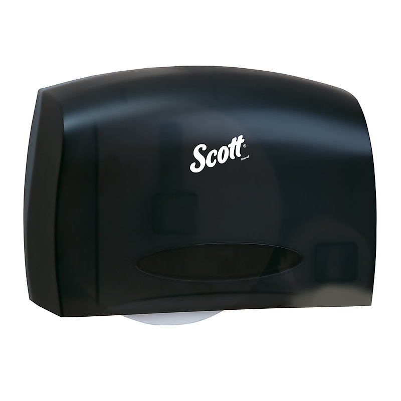 Scott Essential Coreless Toilet Paper Dispenser, Black (09602) image 1