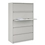 Staples Commercial 5 File Drawers Lateral File Cabinet, Locking, Gray, Letter/Legal, 42"W (21749D)~#|#~A19A58ED-5762-4A9B-A7A70F282F1E930B_sc7