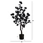 Nearly Natural Pre-Lit Artificial Halloween Black Eucalyptus Tree, 3' (T5220)~#|#~A19C5996-4E9F-48FA-9B9B759817B16628_sc7