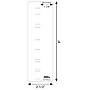 Tabbies Cov-R-Tabs Hanging File Folder Tabs, White, 50/Pack (55990)~#|#~A1A304BD-5ACA-4E01-9B3D1581713401C5_sc7