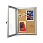 Azar Enclosed Cork Bulletin Board, Gray/Silver Frame, 2.48" x 1.92" (300223)~#|#~A1A4E9F2-7BB1-41E4-B047523DDF916F64_sc7