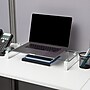 Mind Reader Contemporary Monitor Stand and Laptop Riser, Clear (GLASS-CLR)~#|#~A1A7E9B3-2F76-4E78-B8A9385D1959A517_sc7