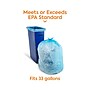 Coastwide Professional™ 33 Gallon Trash Bag with 30% PCR, 33" x 39", Low Density, 0.8 mil, Blue, 200 Bags/Box (CW62418)~#|#~A1B0F64F-D570-49AA-BAEEE9CAFDA4375C_sc7