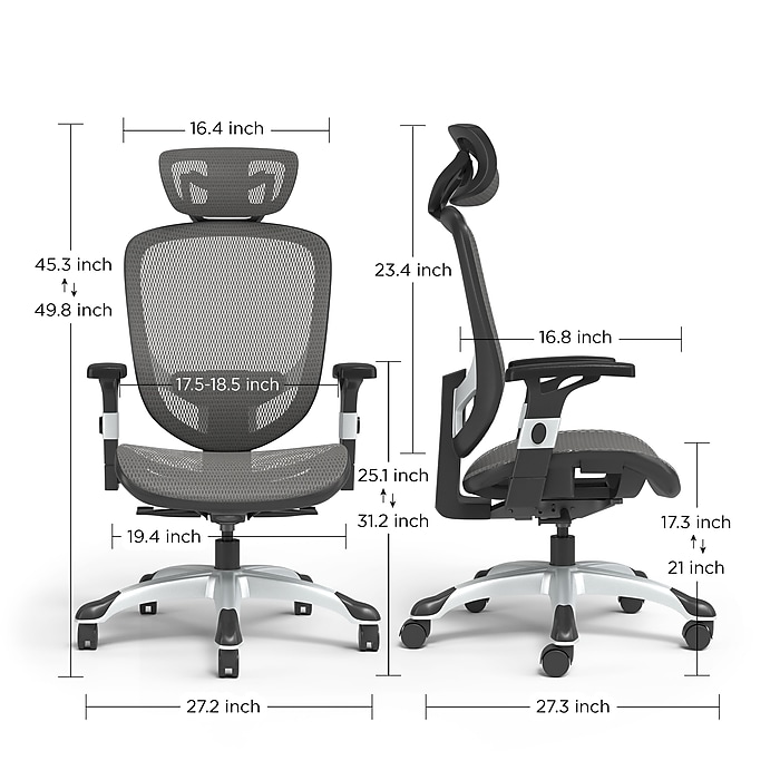 Staples 24328579 hyken technical mesh task chair charcoal gray deals