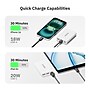 CODi USB-A/USB-C Power Bank, 10000 mAh, White  (A03031)~#|#~A1B34A23-E839-4658-92794E784ABA93DE_sc7