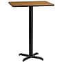 Flash Furniture Laminate Table Top with 22'' x 22'' Bar-Height Table Base, 24'' x 30'', Natural (XUNT2430T2222B)~#|#~A1B55622-F1EF-46B2-9B111F8519BA12F1_sc7