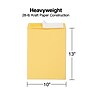 Staples EasyClose Kraft Catalog Envelopes, 10"L x 13"H, Brown, 100/Box (381969/19023)~#|#~A1BA4787-9007-4317-AB601FD622FC6937_sc7
