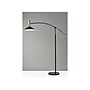 Adesso Bradley 81" Metal Black/Antique Brass Floor Lamp with Cone Shade (5185-01)~#|#~A1C181D6-28B3-43A0-8F0A394049B6668C_sc7