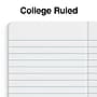 Staples 1-Subject Composition Notebooks, 3.25" x 4.5", College Ruled, 80 Sheets, Assorted Colors, 2/Pack (ST17501C)~#|#~A1CB74E2-C468-437A-AA0F8F4250FA37D0_sc7