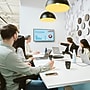 Bush Business Furniture 96"W x 42"D Boat Shaped Conference Table With Grommets, White (99TB9642WHK)~#|#~A1CFF1F7-9305-4F61-87D4932F6BCB2B50_sc7