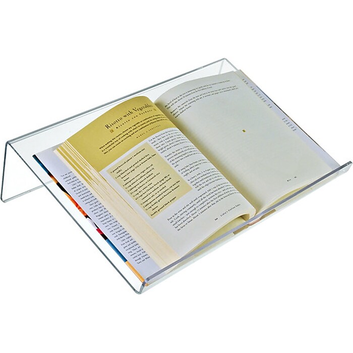 Azar Plastic Document Stand with Lip Clear 515542 Staples
