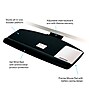 3M Easy Adjust Keyboard Tray with Wrist Rest and Mouse Pad, 23" Track, Black (AKT90LE)~#|#~A1D16679-8BA6-4C9F-BDB26F28D3E41FEB_sc7