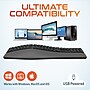 Delton KB250 Ergonomic Keyboard, Black (DKBE250-U)~#|#~A1D2784C-7E64-4FC3-A6EDE6DC9925159D_sc7