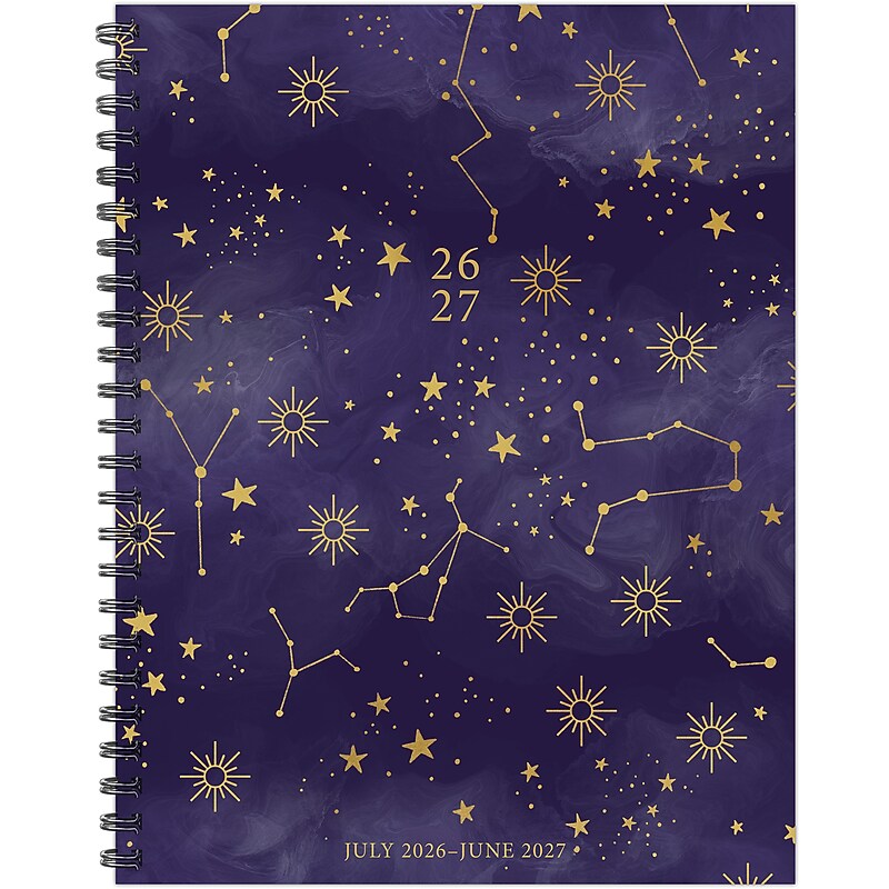 2026-2027 Willow Creek 8.5" x 11" Academic Weekly & Monthly Planner, Starry Intentions (65983) image 1