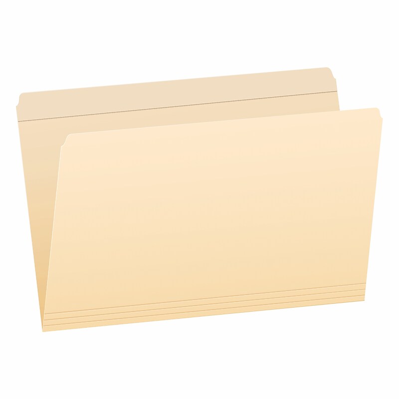 Pendaflex Heavy Duty File Folder, Straight Cut, Legal Size, Manila, 100/Box (1007057) image 1