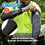 Chill-Its 6691 Cooling Arm Sleeves, Box-Handling Grip, 2X-Large, 1-Pair, Black (12390)~#|#~A1DAD592-4260-47D0-B768BF366683E11F_sc7