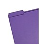 Smead Reinforced File Folder, 3 Tab, Letter Size, Purple, 100/Box (13034)~#|#~m004897787_sc7