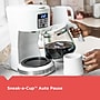 Black & Decker Honeycomb Collection 12-Cups Automatic Drip Coffee Maker, White (CM1251W)~#|#~A1E71437-505A-4695-A7BDFB56BF23F300_sc7
