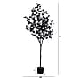 Nearly Natural Artificial Halloween Black Eucalyptus Tree, 6' (T5151)~#|#~A1ECF8F2-1C3B-444A-BDEC58165BAE257A_sc7