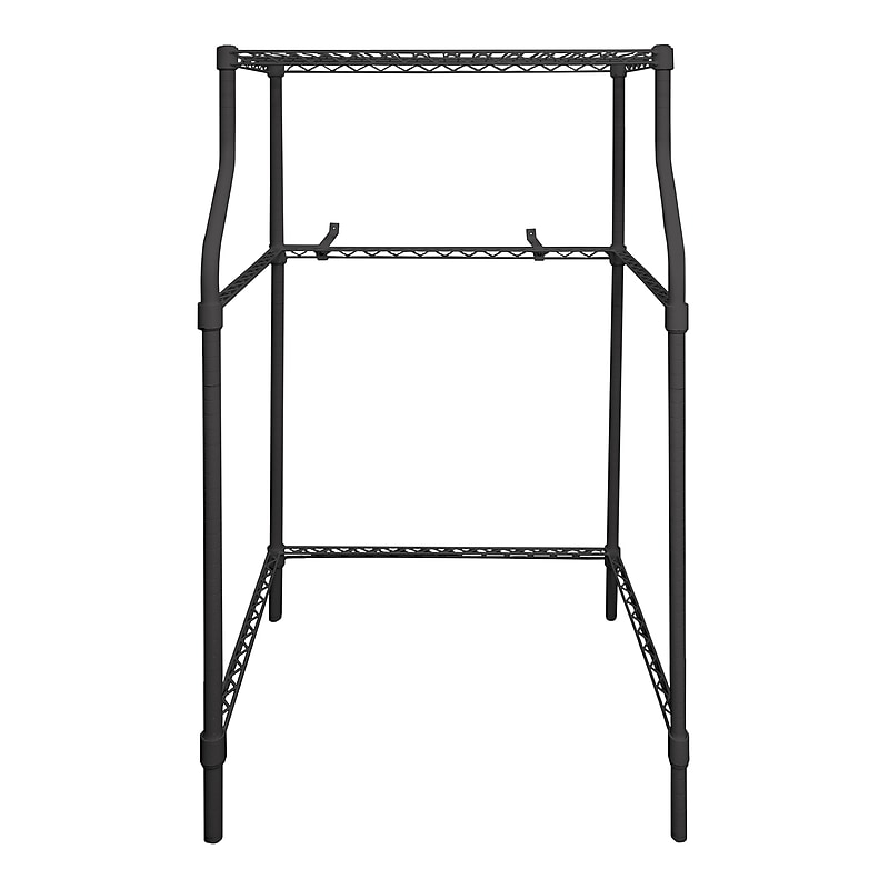 Magic Chef Metal Compact Laundry Dryer Stand, Black (MCSLS12B) image 1