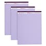 Roaring Spring Paper Products Enviroshades Notepad, 8.5" x 11.75", Wide Ruled, Orchid, 50 Sheets/Pad, 3 Pads/Pack (74143)~#|#~A1F561C3-9353-45AC-830B9EC8E86D0E80_sc7
