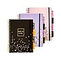 Pukka Pad Rochelle & Jess 5-Subject Subject Notebooks, 6.9" x 9.8", College Ruled, 100 Sheets, Assorted Colors, 3/Pk (9447-ROC)~#|#~A1F6659E-C3E3-4B44-A29158EAF6215EC7_sc7