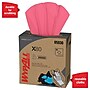 WypAll PowerClean X80 Cloths, 8.34" x 16.8", Red, 80 Sheets/Box, 5 Boxes/Carton (05930)~#|#~A1F751DB-DF25-4554-8686DF568F9D9E47_sc7