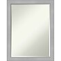 Amanti Art Vista Brushed Nickel Narrow Frame Wall Mirror, 26.75" x 20.75" (A42674960836)~#|#~A1F79DED-0FBA-4E1A-BEDE44E5C5F89D81_sc7
