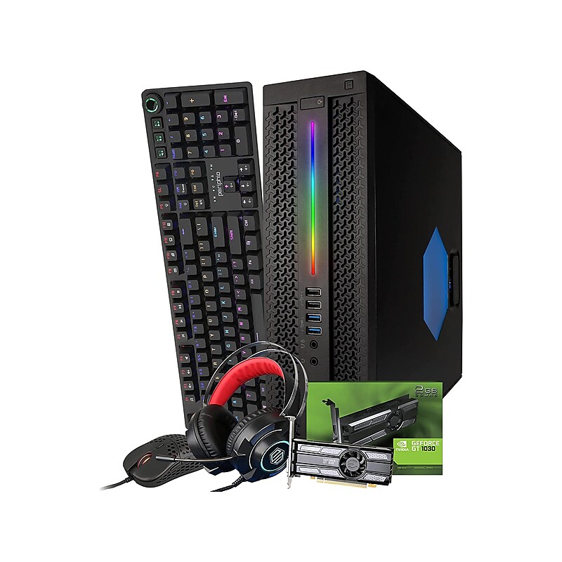 HP EliteDesk 800 G2 Refurbished Gaming Desktop Computer, Intel Core i5-6500, 16GB Memory, 500GB SSD, 1TB HDD (BTG-00050049STP) image 1