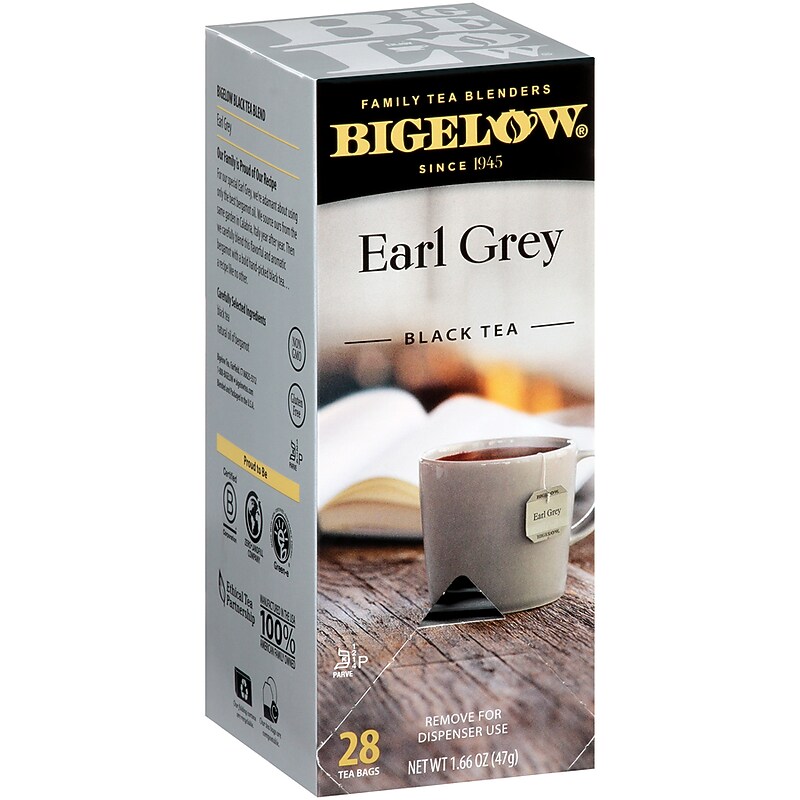 Bigelow Earl Grey Tea Bags, 28/Box (003481) image 1