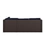 Flash Furniture Roan Indoor/Outdoor L-Shaped Sectional with Coffee Table, Brown with Navy Cushions (BNWS404NVBR)~#|#~A201C33A-A9CC-4A8E-977766135683A7AC_sc7