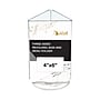 Azar Displays 4" x 6" Three-Sided Revolving Sign and Menu Holder, Top Loading, White Acrylic (193726-WHT)~#|#~A206BE04-AE9C-4365-9E31C0C42AAD693F_sc7
