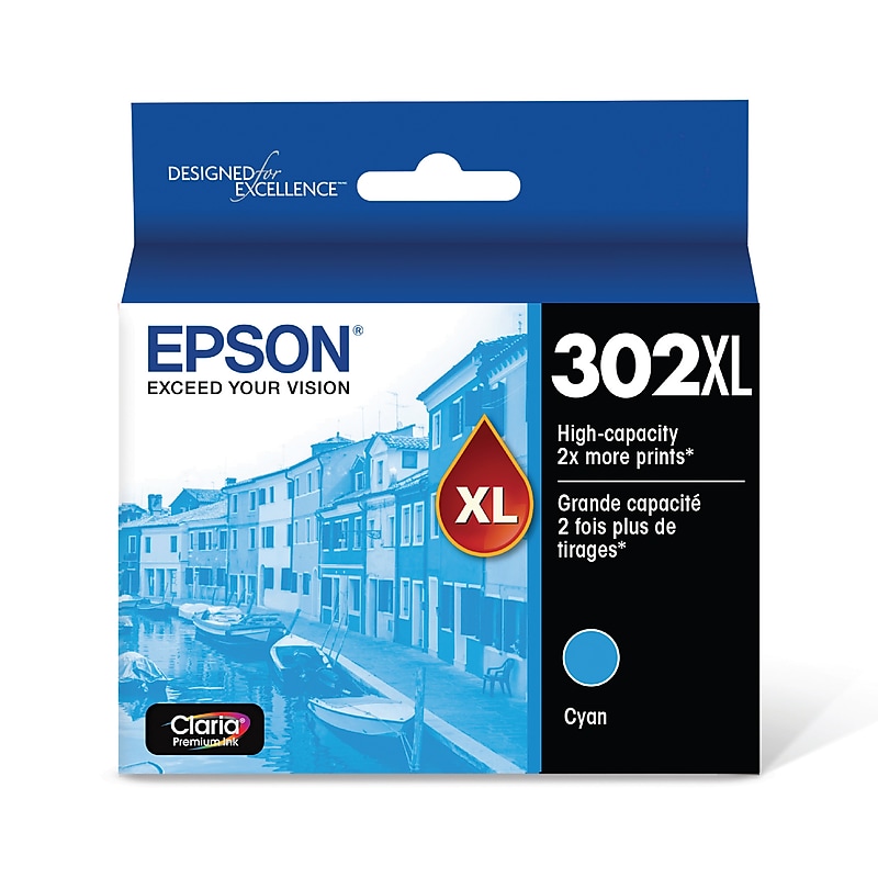 Epson T302XL Cyan High Yield Ink Cartridge image 1
