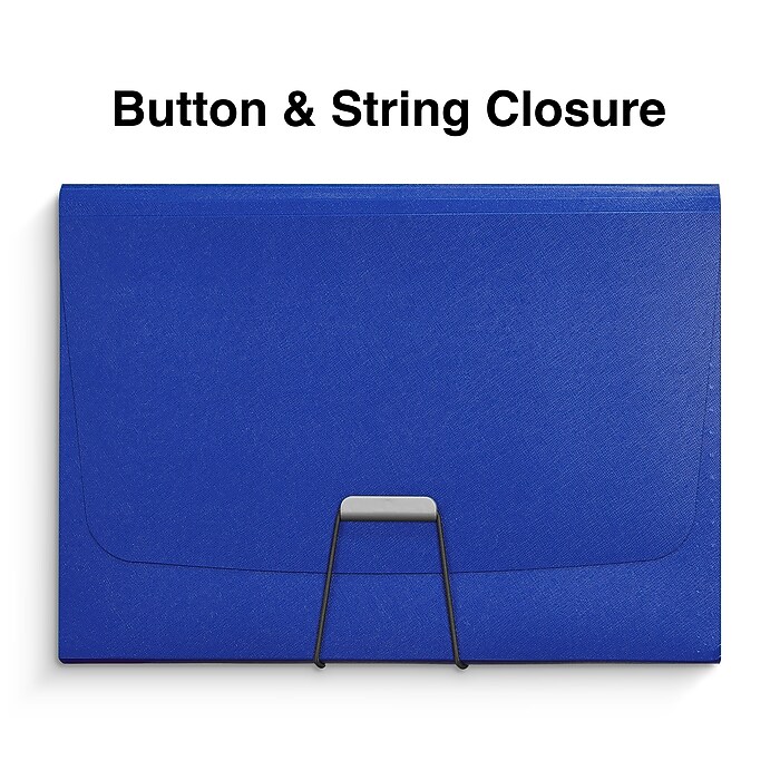 Staples Moisture Resistant Reinforced Plastic Filing Accordion